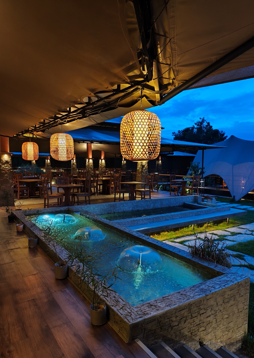 Buffalo Springs Private Dinner Surana Buffalo Springs Lodge Guest Area